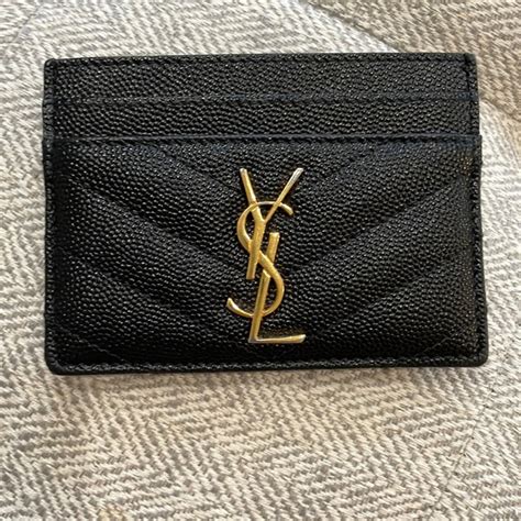 ysl cassandra card holder|yves saint laurent card holder.